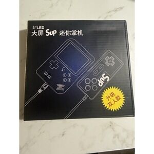 Large Screen Mini Handheld Digital Game System Open Box